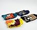 StyleME 4 Pairs Famous Painting Casual Cotton Fashion Sport Crew Socks