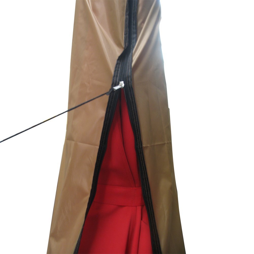 Offset Cantilever Umbrella Cover for 9 to 11 ft Umbrella PU Coated Fr