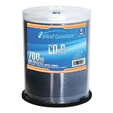 Optical Quantum 80Min 700MB 52x CD-R Glossy White Inkjet Hub Printable CD-R 100 Pack