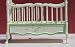 SALE!!! Green Handpainted Dollhouse Miniature Canopy Crib