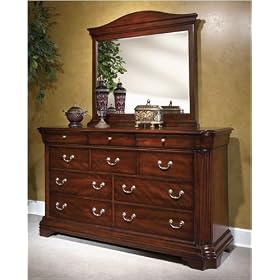 Broyhill 4145-30 Chateau Calais Drawer Dresser in Cabernet