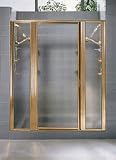 Kohler Focal Framed Obscure Custom Pivot Shower Door With Inline Panels K-711400-B-0