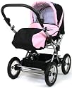 PINK FOLDABLE 2 IN 1 BABY PUSHCHAIR,BUGGY,PRAM,INC RAINCOVER