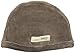 L'ovedbaby Unisex-Baby Newborn Organic Cotton Velour Cute Cap, Bark, 3-6 Months
