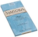 Dagoba Chai Organic Chocolate Bar, 2.83-Ounce (Pack of 12)