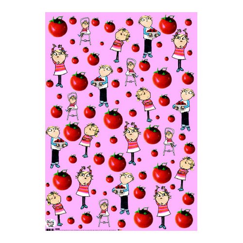Charlie and Lola - Party Supplies - Tomato Design Gift Wrap