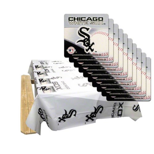 Chicago White Sox Tablecloth Coaster Pack