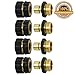 Twinkle Star 3/4 Inch Garden Hose Fitting Quick Connector Male and Female Set, 4 Set, Garden Hose Adapter, Quick Connect Hose Fittings, Garden Hose Connector, Hose Attachment