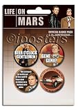 Life On Mars Badge Pack Sam Tyler Gene Hunt Official