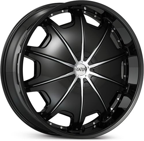 STATUS WHEEL OPUS SETS ONLY BLK.W/CHROME INS 6X135/6X - 26X9