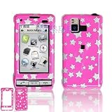 Hot Pink and Silver Stars Design Snap On Cover Hard Case Cell Phone Protector for LG VX9700 VX 9700 Dare 515RgyEruBL. SL160 Hot Pink and Silver Stars Design Snap On Cover Hard Case Cell Phone Protector for LG VX9700 VX 9700 Dare