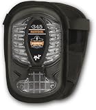 ProFlex 345 Long Cap Injected Gel Knee Pad, Black