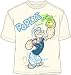 Popeye the Sailorman Crayon White T-shirt Tee