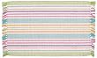 Durable Hand Woven 100% Cotton Placemat 12x18 Inches Set of 6
