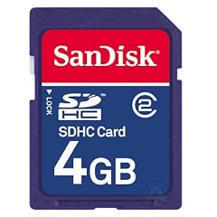 4GB Sandisk SDHC Speicherkarte ( 4 GB SD SDHC) f�r Casio EXILIM EX-FC100 High Speed Digitalkamera + Speicherberechnungs Card