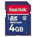 4GB Sandisk SDHC Speicherkarte ( 4 GB SD SDHC) f�r Casio EXILIM EX-FC100 High Speed Digitalkamera + Speicherberechnungs Card