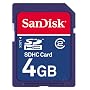 4GB Sandisk SDHC Speicherkarte ( 4 GB SD SDHC) f�r Casio EXILIM EX-FC100 High Speed Digitalkamera + Speicherberechnungs Card