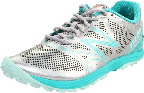 New Balance Women's WT110 Trail Running Shoe,Silver/Green,6 B US On Sale