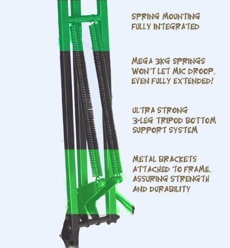 Q-Mic QM-50 Pro Mic Scissor Arm w/ Mount Anywhere Kit