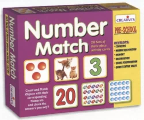 Creative Pre-school Number Match Game