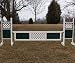 1 Panel Center Lattice Gate Wood Horse Jumps 12ft