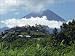 Photo Jigsaw 16x12 (40x30cm) Village of Penelokan with the volcano of Mount Agung behind by Robert Harding