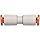 SMC KJH-00 PBT One-Touch Tube Fitting, Coupler, Tube OD (Removed)