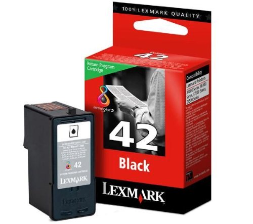 Lexmark - Cartridge No. 42 - Print cartridge - 1 x black - 220 pages - blister - LRP
