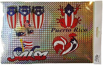 Puerto Rico Foil Stickers