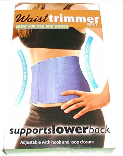 Sports Waist Stomach Trimmer - Sauna / Pro Exercise Belt w/ Hook and Loop Fastener