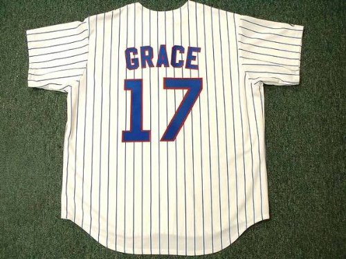 MARK GRACE Chicago Cubs Majestic Home Baseball Jersey, XL