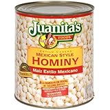 Juanita's Mexican Style White Hominy, #10 can - 105 oz
