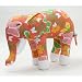 Color Zoo Plush Elephant Orange