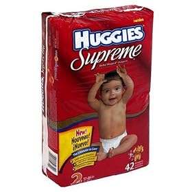 Huggies Supreme Diapers Step 2, Jumbo Pack, 42 Count