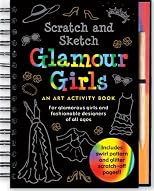 Scratch and Sketch Glamour Girls (Art Activity Book) (Scratch & Sketch)