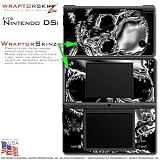 Nintendo DSi Skin Chrome Skulls WraptorSkinz Skins (DSi NOT INCLUDED)