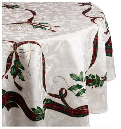 Childrens Toyshop  Kitchen & Housewares : Lenox Holiday Nouveau 70-Inch Round Tablecloth