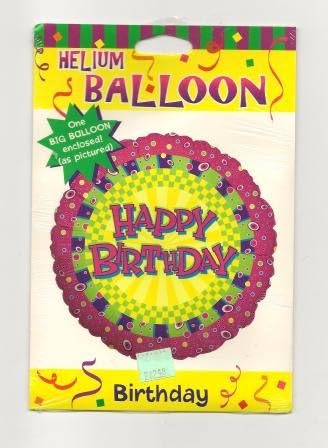 Aerial Bouquets Helium Balloon - Happy Birthday - 18 inch
