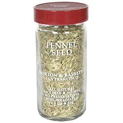 Morton & Bassett Fennel Seed, 1.7-Ounce Jars (Pack of 3)
