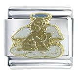Angel Cocker Spaniel Animal Religious Italian Charms Bracelet Link