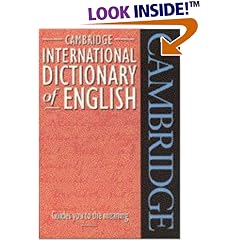Cambridge International Dictionary of English (Cambridge Illustrated History)