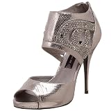 Steven By Steve Madden Women's Dominica Sandal,Pewter Leather,8 M US