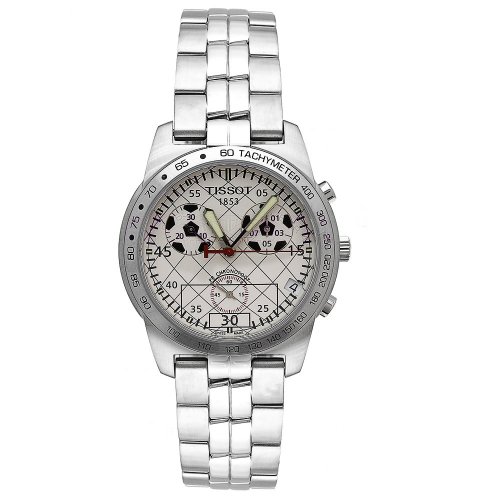Tissot Mens T34168832 PR50 Steel Watch