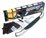 Go Rhino Receiver Hitch Step Bar 36 Wide - Polished Stainless Steel w/ Storage Bag, Hitch Pin & Clip fits 2 Receiver Hitch