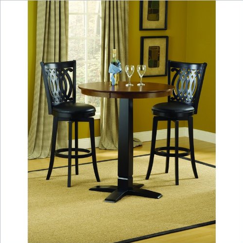 Hillsdale Furniture 4975PTBBLKS2VD Dynamic Designs Pub Set, Black