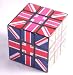 Souvenir rubiks cube game or puzzle Union Jack design