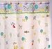 Dog Parade Fabric Shower Curtain