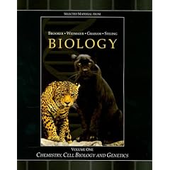 Selected Material from Biology, Volume 1: Chemistry, Cell Biology and Genetics