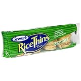 Sesmark Rice Thins, Sesame, 4.25-Ounce Packages (Pack of 12)