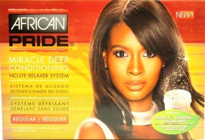 African Pride No-Lye Regular Relaxer Kit (Case of 6)